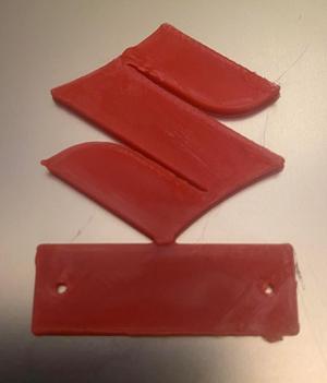 Footpeg Logo - Suzuki