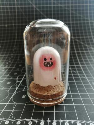 Cute ghost in the jar