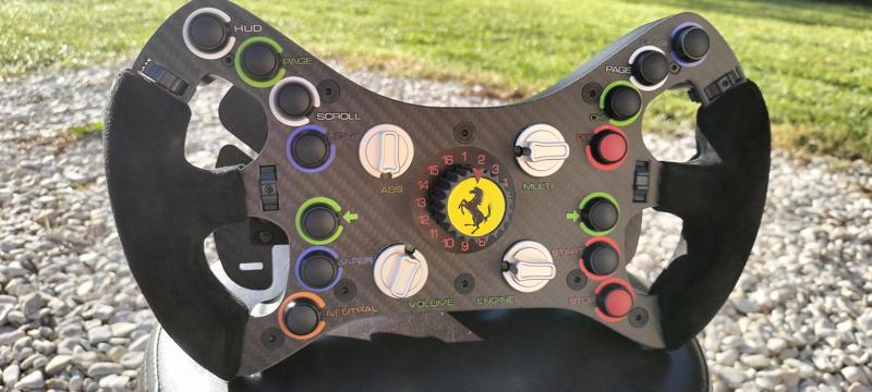 Ferrari 296 GT3 steering wheel