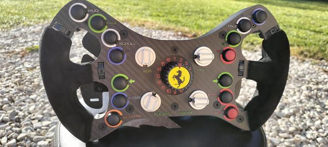 Ferrari 296 GT3 steering wheel