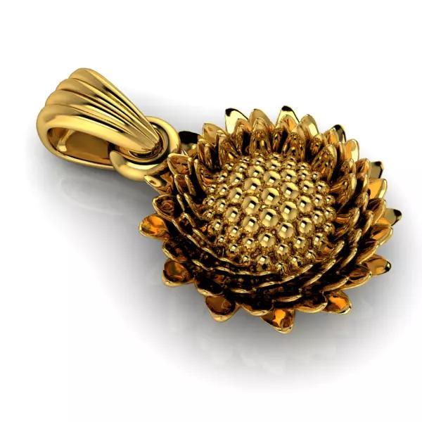 Beautiful Blooming  Flower Pendant Necklace charm Jewelry