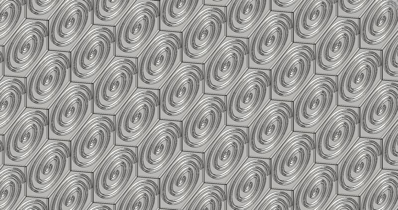 TILE DECORATION SPIRALS