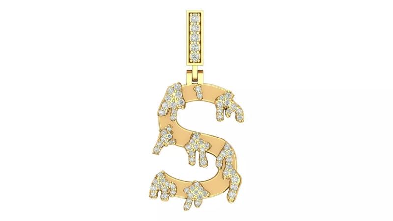 Alphabet Latter hiphop Pendent