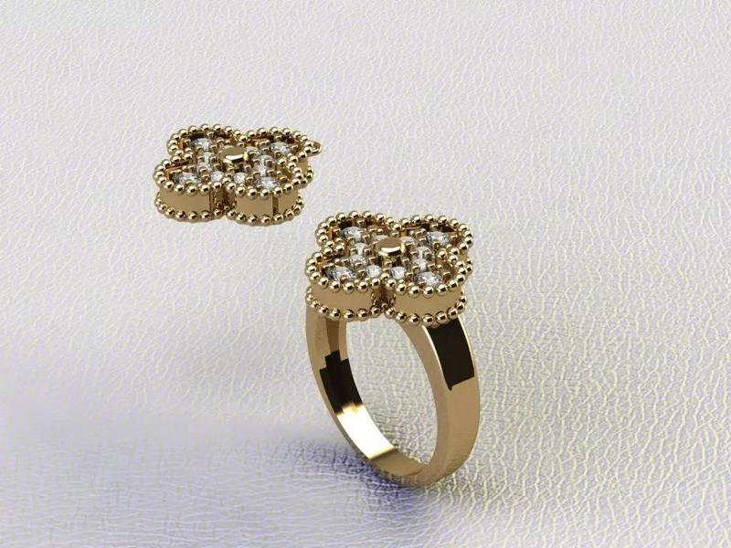 Set S 4 pendant and ring