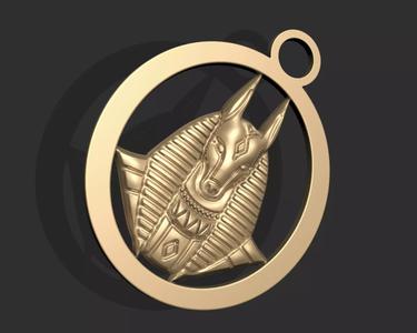 ANUBIS KING ANCIENT EGYPT PENDANT