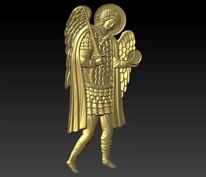 Archangel Michael Necklace Pendant Charm Jewelry