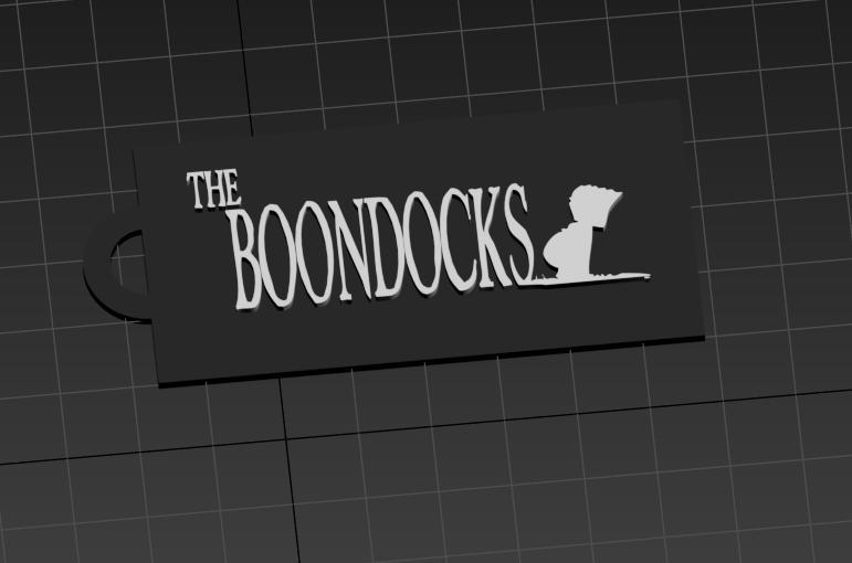 The Boondocks logo 3D brelock