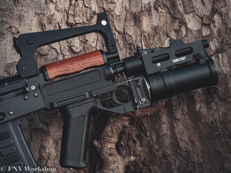 Grenade launcher attachment for FNV groza