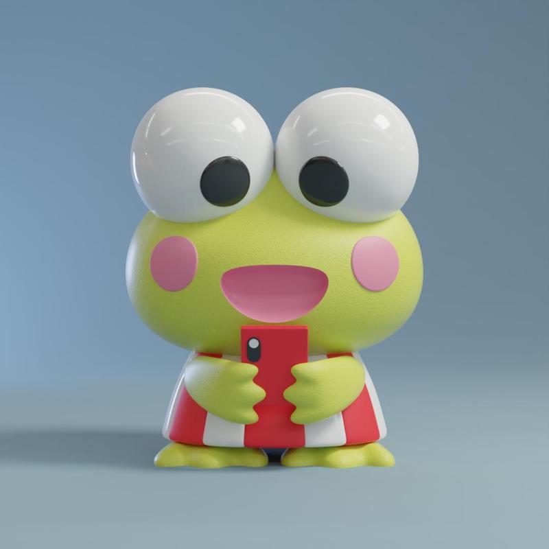 Keroppi - Hello Kitty and Friends - Toadie