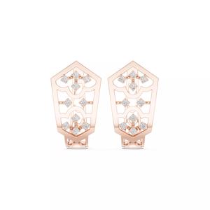 Diamond Hoops Earrings 3dm stl renders animation videos details
