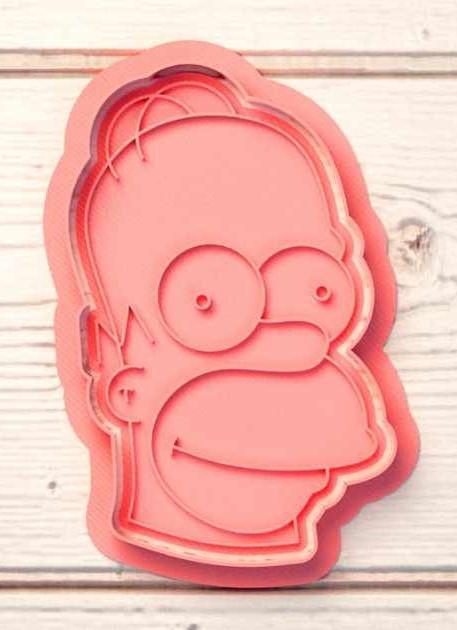 Father's Day Cookie Cutter, Homer Simpson