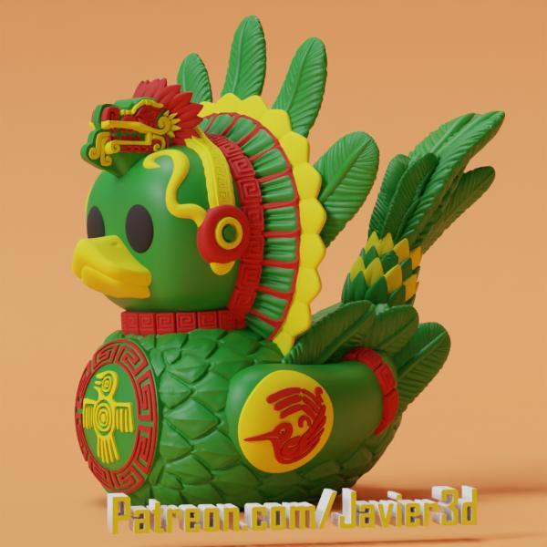 Rubber duck-Quetzalcoatl
