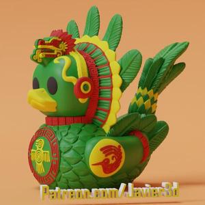 Rubber duck-Quetzalcoatl