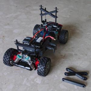 Body post stiffener for Tamiya MF-01X and M05 chassis