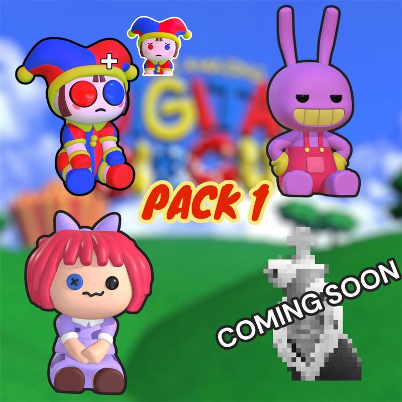 Pack 1 Chibi The amazing Digital circus