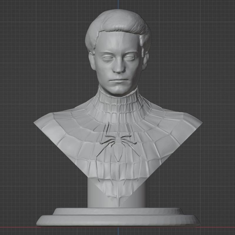 Unmasked Spider-Man (Tobey Maguire) Bust
