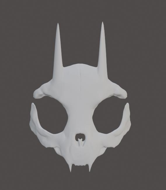cat skull mask v3