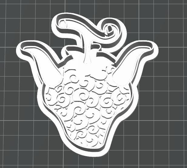 One Piece Pack Devil Fruits Full pack cookie cutter cookie cutter