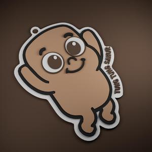 KEYCHAIN 3D TUNG TUNG SAHUR