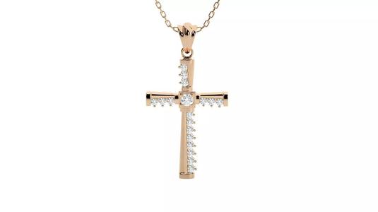 Jesus Holy Cross Pendant 3dm stl renders details