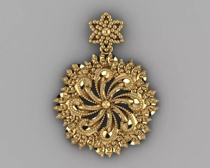 Gold Pendant for Woman