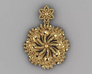 Gold Pendant for Woman