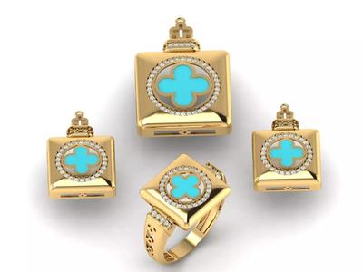 Mini enamel set