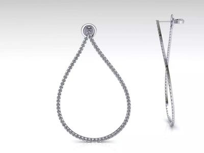 Diamond Drop Earrings Diamonds 2