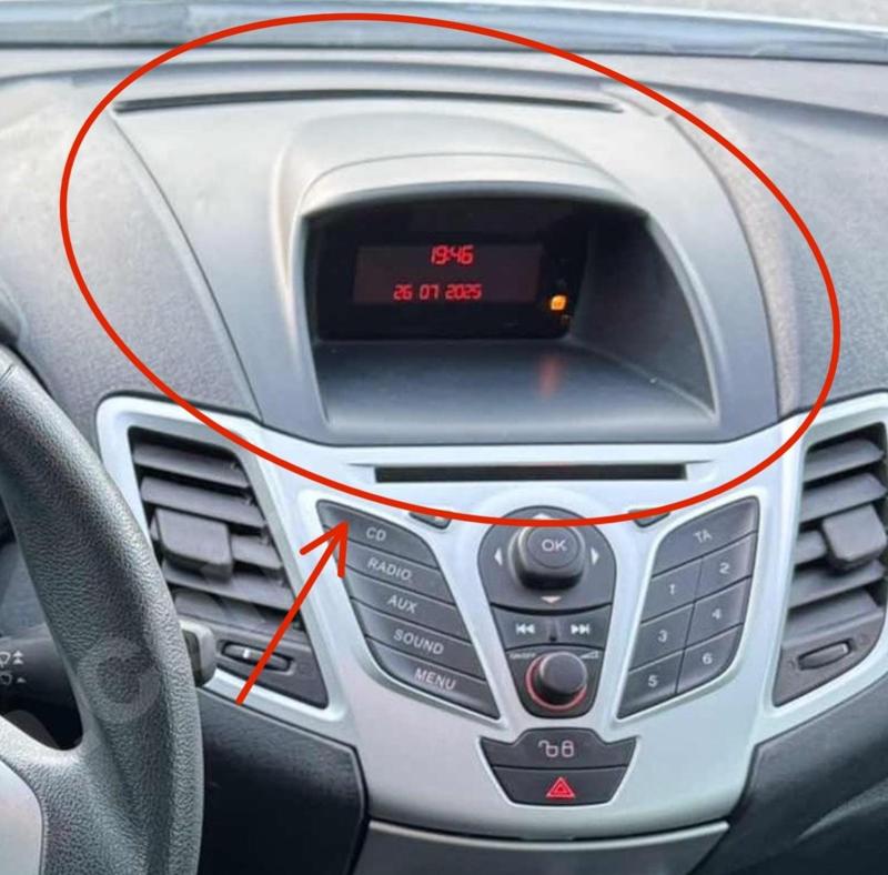 ford Fiesta 2009-2017 screen frame