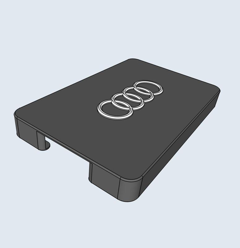 Audi Creditcard wallet, audi logo credit card organizer 3D print