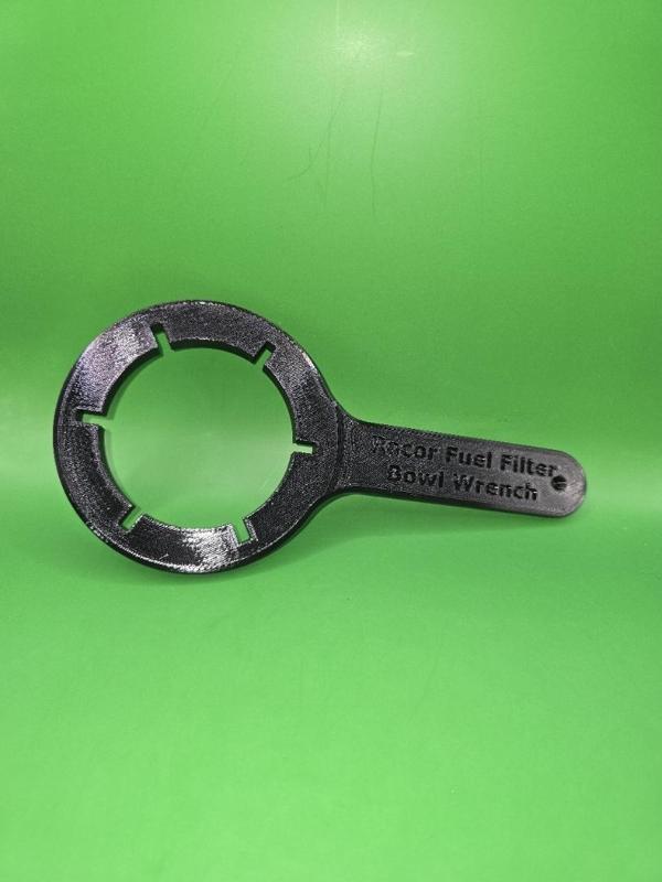 Racor Fuel Filter Water Separator Bowl Wrench Tool Fits 6Lug Clear & Metal Bowls