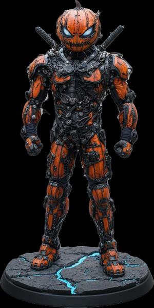 Pumpkin warrior