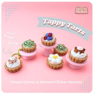 🍰Tappy Tarts – Fidget Clickers & Keychains 🍰