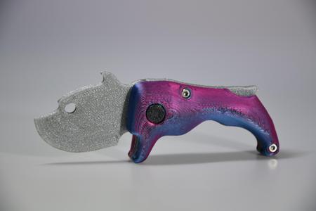 Dog knife key chain