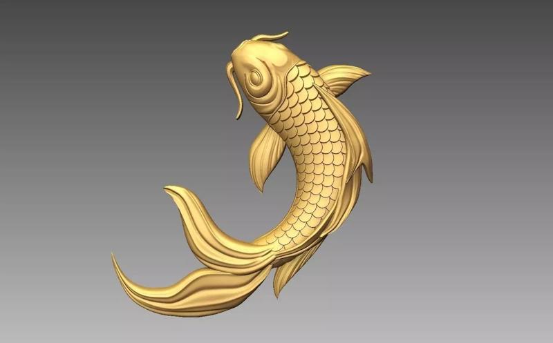 Koi Fish STL 3D model