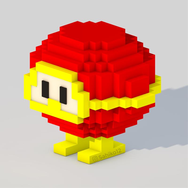 Dig Dug - Red Monster