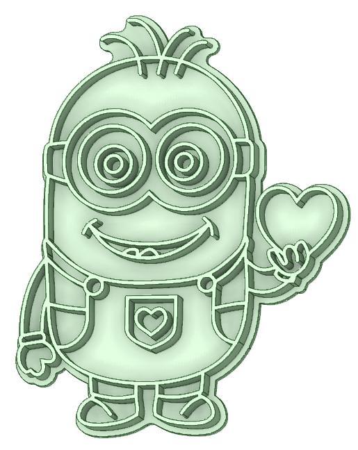Whole Minion 18 cookie cutter