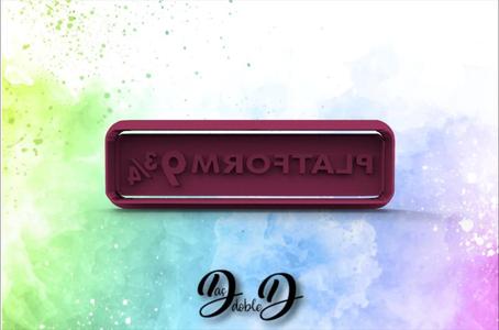 Cutter Platform 9 3/4 Harry Potter