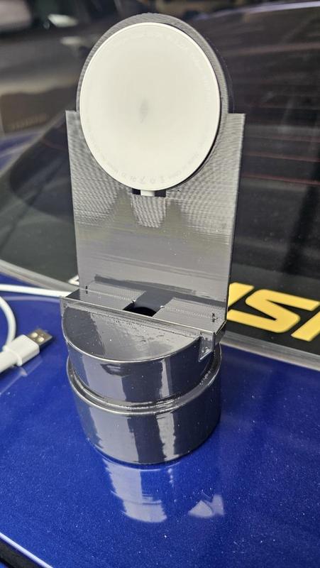 Magsafe cupholder phone mount for Magnetic Wireless Charger