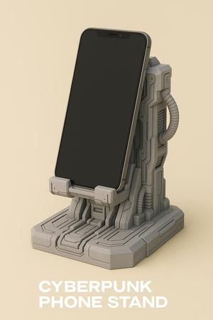Cyberpunk Dock – Futuristic Phone Stand