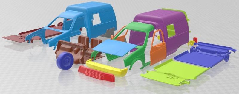 Citroen C15 1984 Printable Van