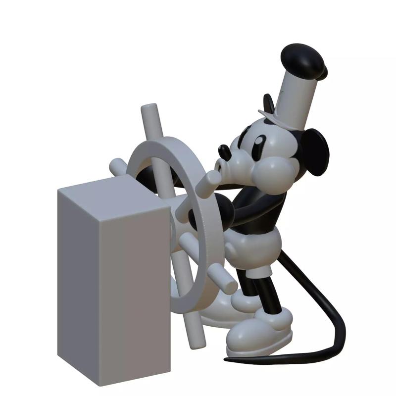 Steamboat Willie - 3D Statue