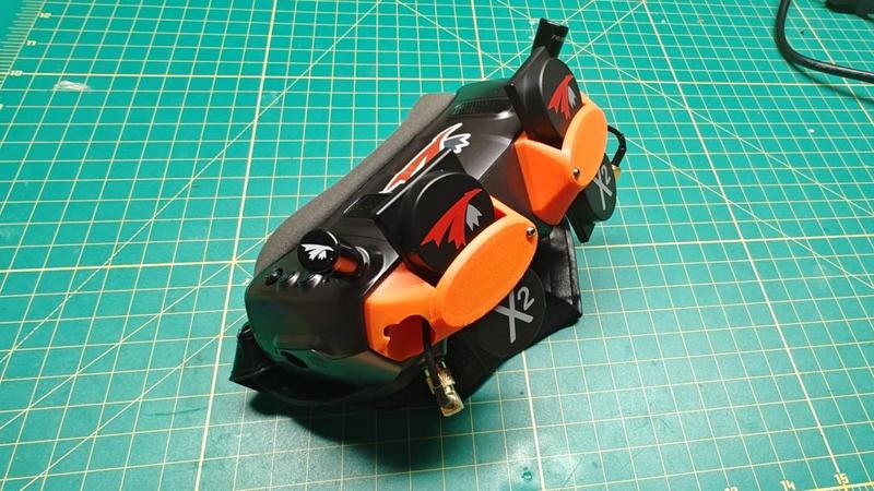 Walksnail GooglesX TrueRCX2-Air 5.8 MK II Mounts