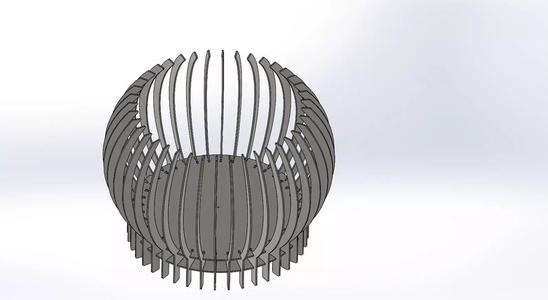 Portable Cage Fire pit Design Dxf Step