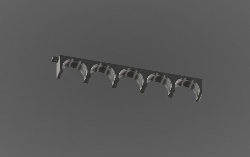 ⛳ Golf Ball Holder – Holds 5 Golf Balls – Flat Strip Organizer OR KEYCHAIN VERSION