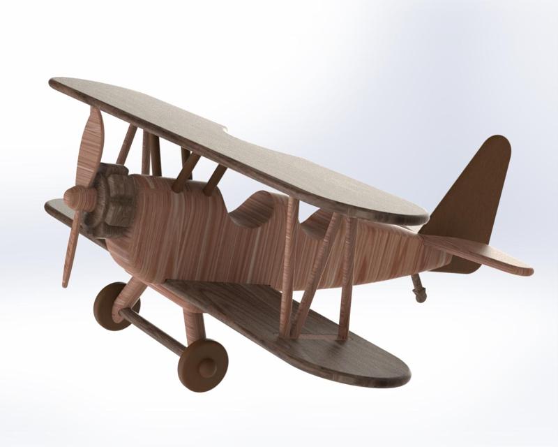Airplane toy, biplane