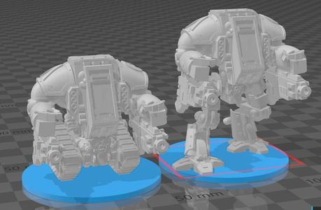 Dread-Centurion tracked or legged