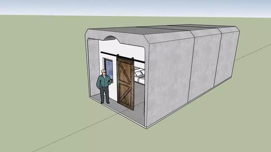 Doomsday Anti Zombie Concrete Home