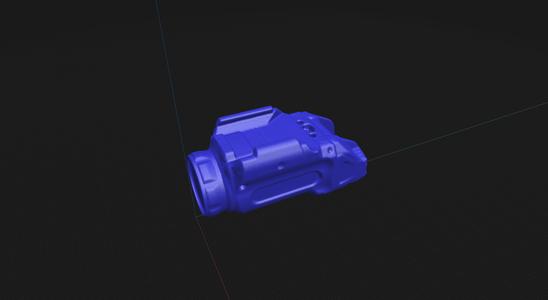 SUREFIRE XC3 - Firearm Mounted Light - REAL SIZE 3D SCAN - HIGH QUALITY