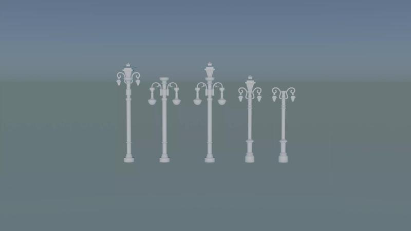 Street lights lamp post